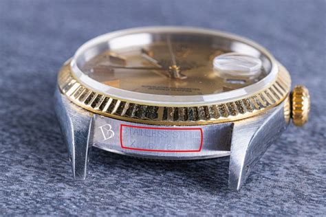 engraving back of real rolex watch|Rolex serial number engraving.